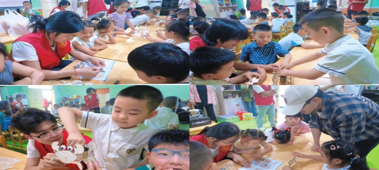 螃蟹机器人走进幼儿园——兰州博文科技学院“成陇青稞志愿队”为县城孩童开启科技之窗-图片2.jpg