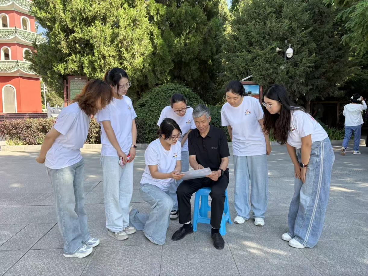 赓续长征红色血脉 躬身笃行青春使命|西北师范大学马克思主义学院“会师留声·口述长征”实践队赴甘肃会宁开展暑期社会实践活动-图片3